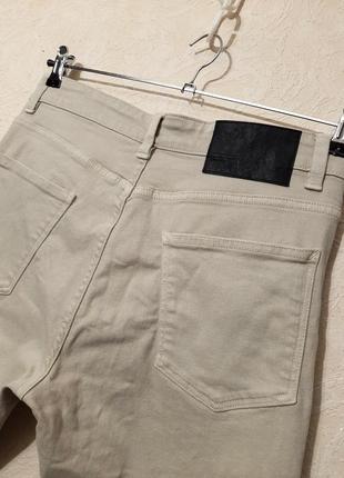 Zara брендовые джинсы серые котоновые зауженные слимы мужские eur427 фото