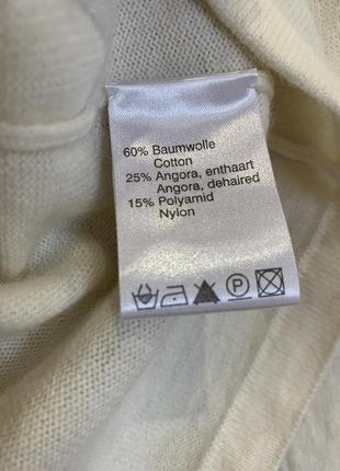 Свитер пуловер бренда simclan, ангора, котон. размер s.4 фото