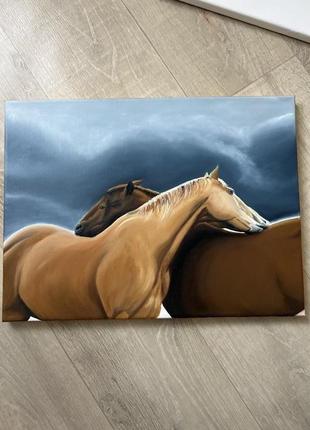 Картина «коні»1 фото