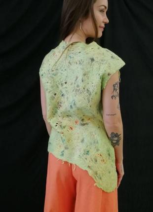 Туніка блуза светр світшот валяне в стилі бохо4 фото