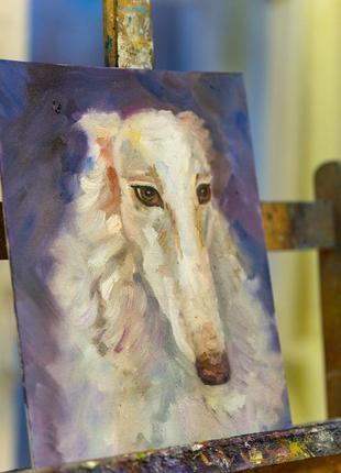 Картина "borzoi"