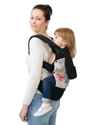 Дитячий рюкзак-кенгуру для дітей від 3 місяців kinderkraft huggy bird7 фото