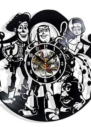 Комиксы супергерои настенные часы из виниловой пластинки подарок фанатам домашний декор