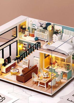 Roombox дом, diy румбокс домик, миниатюрный домик для самостоятельной сборки4 фото