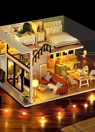 Roombox дом, diy румбокс домик, миниатюрный домик для самостоятельной сборки2 фото