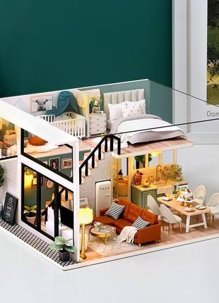 Roombox дом, diy румбокс домик, миниатюрный домик для самостоятельной сборки5 фото