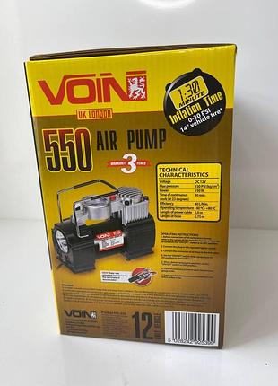 Компрессор автомобильный voin vl-550 7