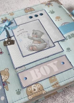 Фотоальбом  "boy" (personalized baby boy memory book)