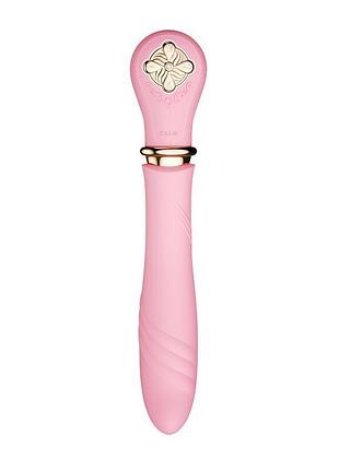 Пульсатор с подогревом zalo sweet magic - desire fairy pink, турбо режим sisi