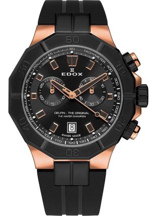 Часы edox delfin chronograph 10113 37rnca nir