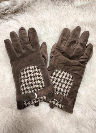 Шкіряні рукавички перчатки