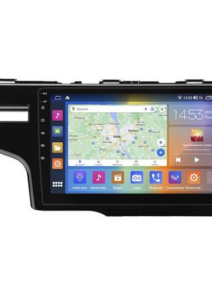 Штатна магнітола lesko для honda jazz iii рестайлинг 2017-2020 екран 9" 4/64gb carplay 4g wi-fi gps prime