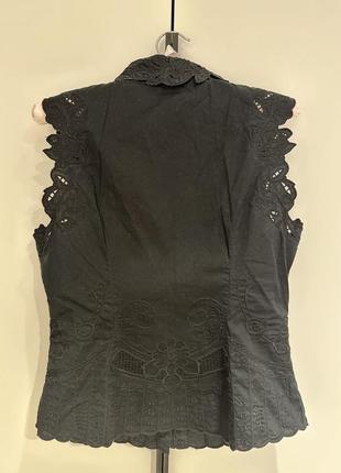 Ажурна блуза- безрукавка4 фото