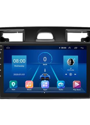 Штатная магнитола lesko для ford fiesta mk5 2002-2008 экран 9" 6/128gb 4g wi-fi gps top