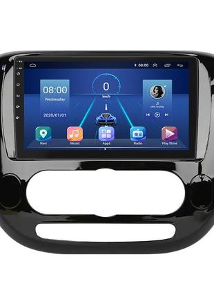 Штатна магнітола lesko для kia soul ii рестайлинг 2016-2019 екран 9" 6/128gb 4g wi-fi gps top