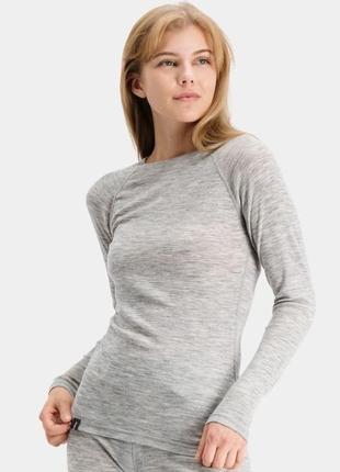 Термобелье neomondo ladies undershirt grey 70% wool - 30% pes верх xs1 фото