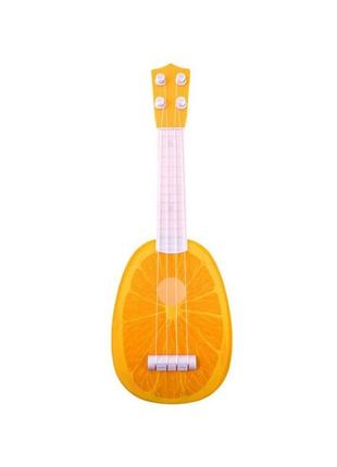 Гітара іграшкова fan wingda toys 819-20, 35 см апельсин