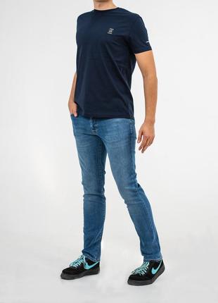 Футболка чоловіча armani exchange ax-7246 navy blue m2 фото