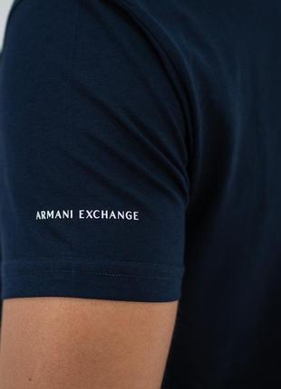 Футболка мужская armani exchange ax-7246 navy blue xl4 фото