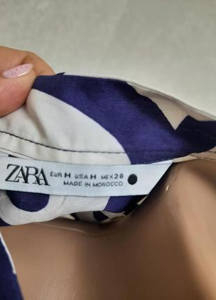 Невероятно красивое прямое свободное платье рубашка zara5 фото