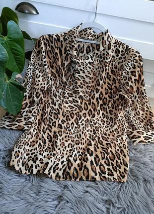 Леопардовая блузка от dorothy perkins, размер s1 фото