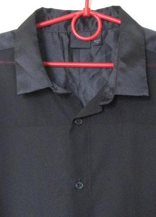 Блуза чорна шифон-атлас2 фото
