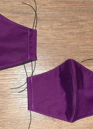 Маска защитная для лица в три слоя