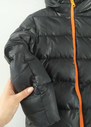 Натуральная куртка пуховик от benetton 7-8 лет9 фото