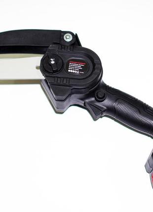 Мини цепная аккумуляторная пила сучкорез для обрезки деревьев mini electric chainsaw в кейсе 1акб (6" дюймов)