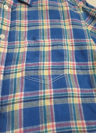 Льняная мужская рубашка