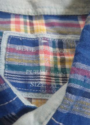 Льняная мужская рубашка