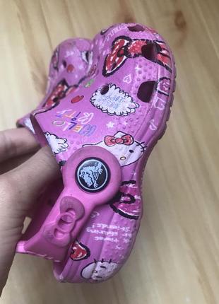 Кроксы crocs c4 5 hello kitty