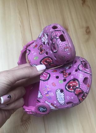 Кроксы crocs c4 5 hello kitty6 фото