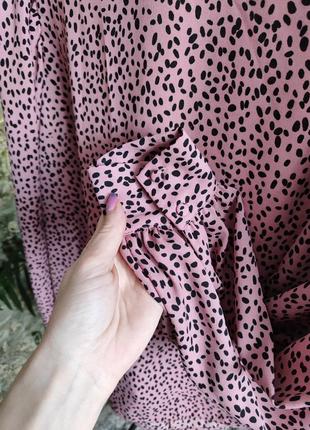 Розовая блузка на длинный рукав размер 12/м2 фото