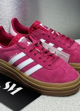 Кроссовки adidas gazelle bold shoes pink