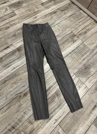 Лосины из эко кожи от h&m