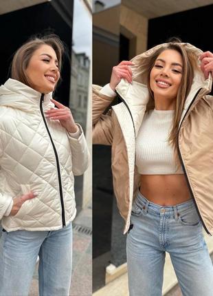 Двусторонняя весенняя куртка с капюшоном: стиль и удобство в одном изделии