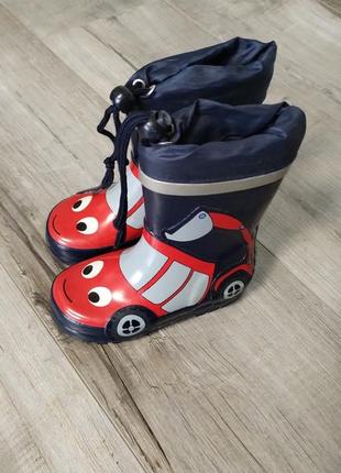 Резиновые сапоги, прорезиненные, детская обувь4 фото