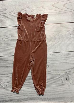 Бархатный комбинезон h&m