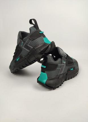 Reebok zig kinetica edge gray mint5 фото