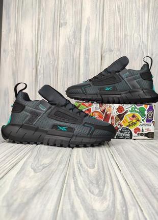 Reebok zig kinetica edge gray mint4 фото