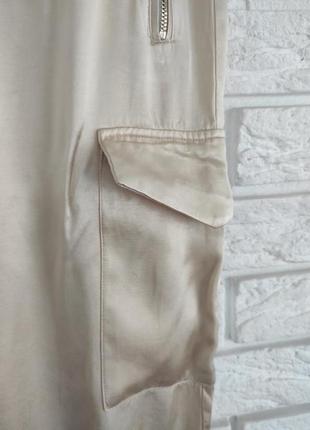 Стильные брюки на резинке от zara, вискоза4 фото