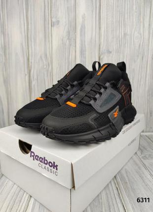 Reebok zig kinetica edge black orange2 фото