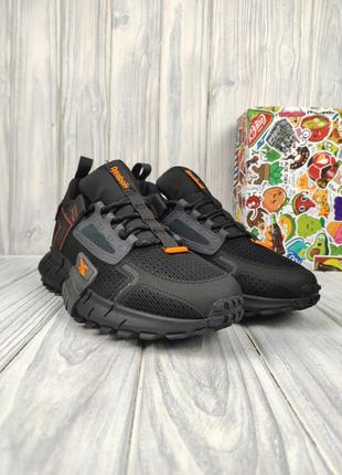 Reebok zig kinetica edge black orange3 фото