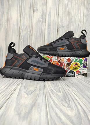 Reebok zig kinetica edge black orange