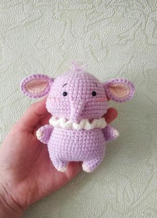 Слоненок амигуруми игрушка хендмейд слоник ручная работа handmade слон