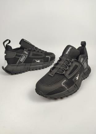 Reebok zig kinetica edge black white3 фото