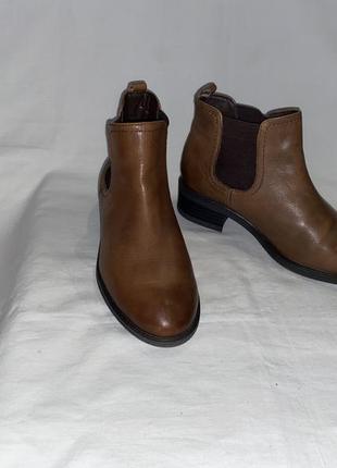 Сапожки, ботинки *marks &amp; spencer* кожа нитевичка р.37 ( 24.00 см)7 фото