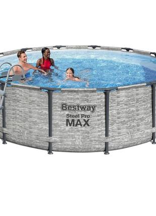 Бассейн каркасный bestway 5619d 427-122см 15232 ammunation