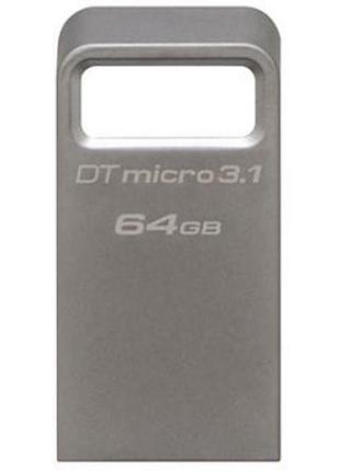 Флешнакопичувач usb3.1 64 gb kingston datatraveler micro usb 3.1 (dtmc3/64gb)